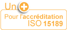 Logo ISO15189 jaune